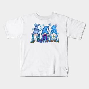 3 Winter Gnomes Kids T-Shirt